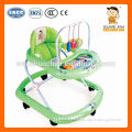 simple style 801 small 7 black wheels green baby walker with single music